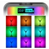 Ulanzi VL49 RGB LED videolamp, 2500K-9000K, 6W, 2000mAh