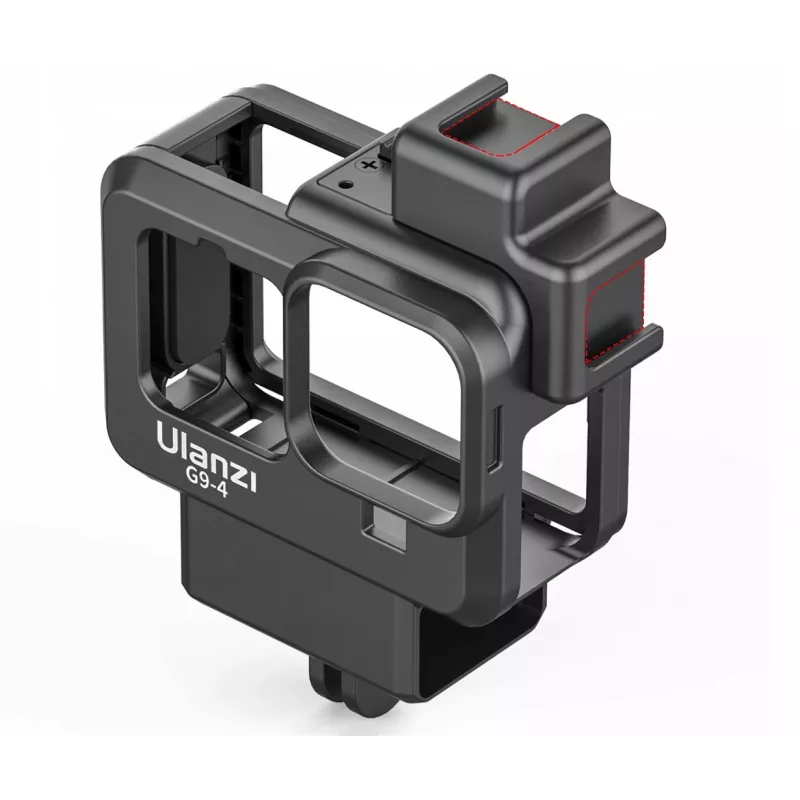 Ulanzi SB6049 framehouder + microfoonadapter + filterset voor GoPro HERO 9/10 Black