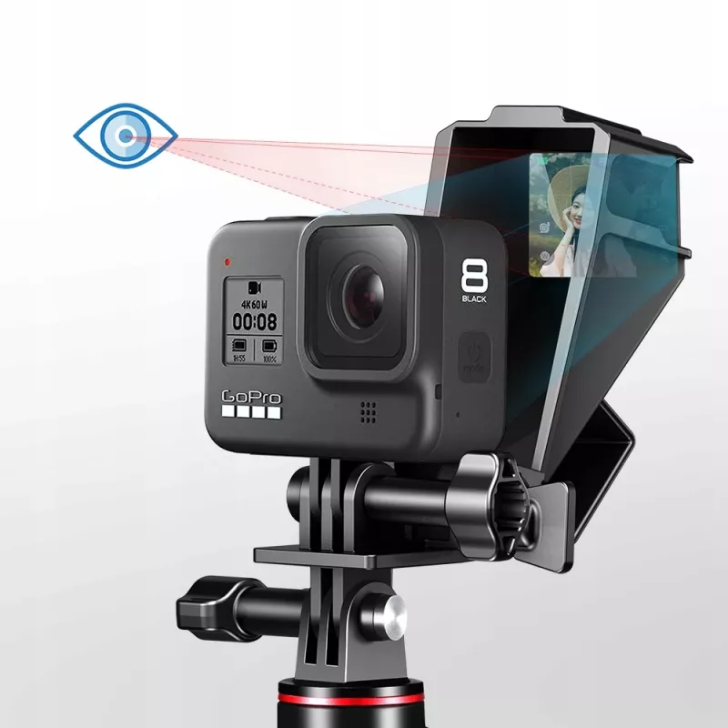 Ulanzi GP-5 vlogging flip mirror met hot shoe adapter