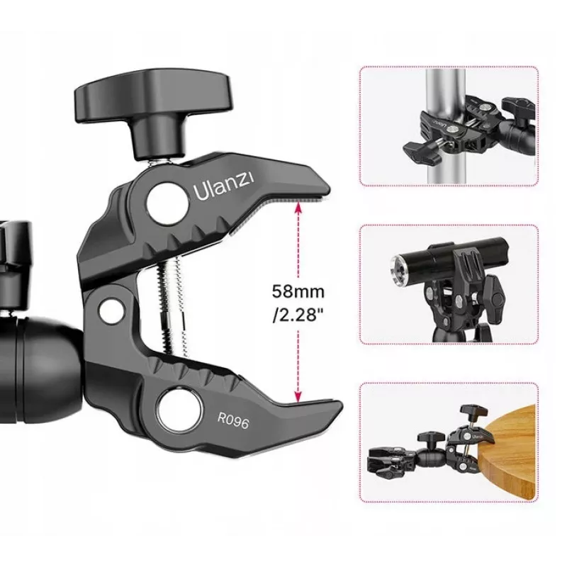 Ulanzi R096 superklem met magic arm