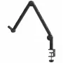 Ulanzi LS25 tafel-C-klem studiosteun voor camera, microfoon, LED-lamp, zwart