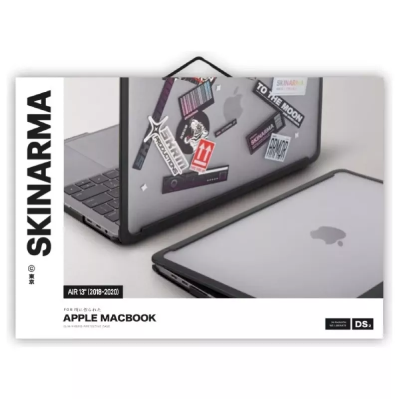 Skinarma Henko hard case voor MacBook Air 13 inch (2018-2020) - Frost Clear