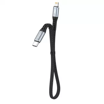 Dudao L10P USB-C naar Lightning kabel 20W 0,23m wit