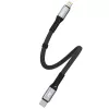 Dudao L10P USB-C naar Lightning kabel 20W 0,23m wit