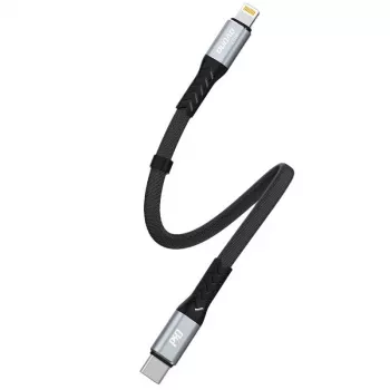 Dudao L10P USB-C naar Lightning kabel 20W 0,23m wit