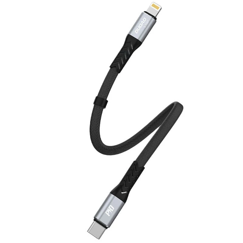 Dudao L10P USB-C naar Lightning kabel 20W 0,23m wit