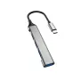 Dudao A16T USB-A Hub 4-Poort USB 2.0 Zwart