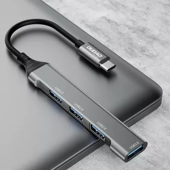 Dudao A16T USB-A Hub 4-Poort USB 2.0 Zwart