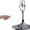 Dudao F18 Bluetooth Selfiestick met Statief 110 cm Zwart
