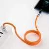Dudao L24CC USB-C naar USB-C haakse kabel 120W 1m 180° draaibaar oranje
