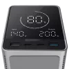 CUKTECH 300W 40000 mAh Powerbank met Draadloos Laden 2x USB-C + 2x USB-A Zwart