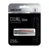 HIKSEMI USB-stick 256 GB E307C U3 dual USB 3.2 en USB Type-C grijs