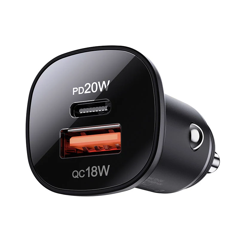 ACEFAST 38W autolader USB-C / USB-A, PPS, Power Delivery, Quick Charge 3.0, AFC, FCP zwart (B1)