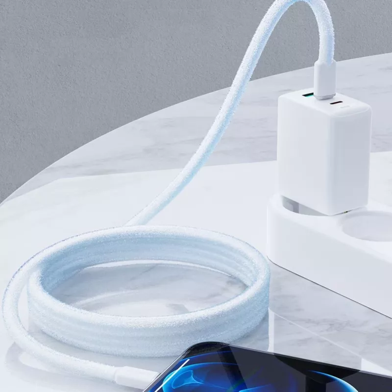 ACEFAST MFI USB-C naar Lightning kabel 1,2m, 30W, 3A, zwart (C2-01)