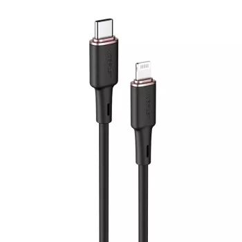 ACEFAST MFI USB-C naar Lightning kabel 1,2m, 30W, 3A, zwart (C2-01)