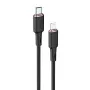 ACEFAST MFI USB-C naar Lightning kabel 1,2m, 30W, 3A, zwart (C2-01)