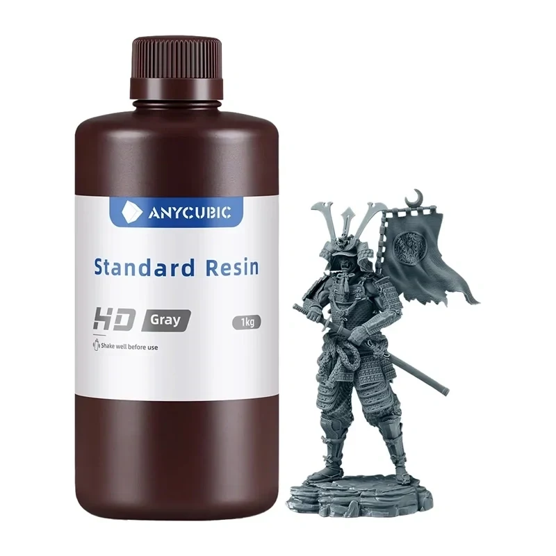 ANYCUBIC Standard 1kg resin HD grijs