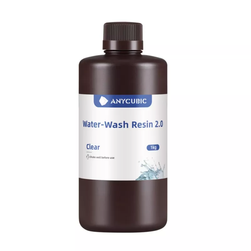 ANYCUBIC Water-Wash 2.0 1kg resin transparant