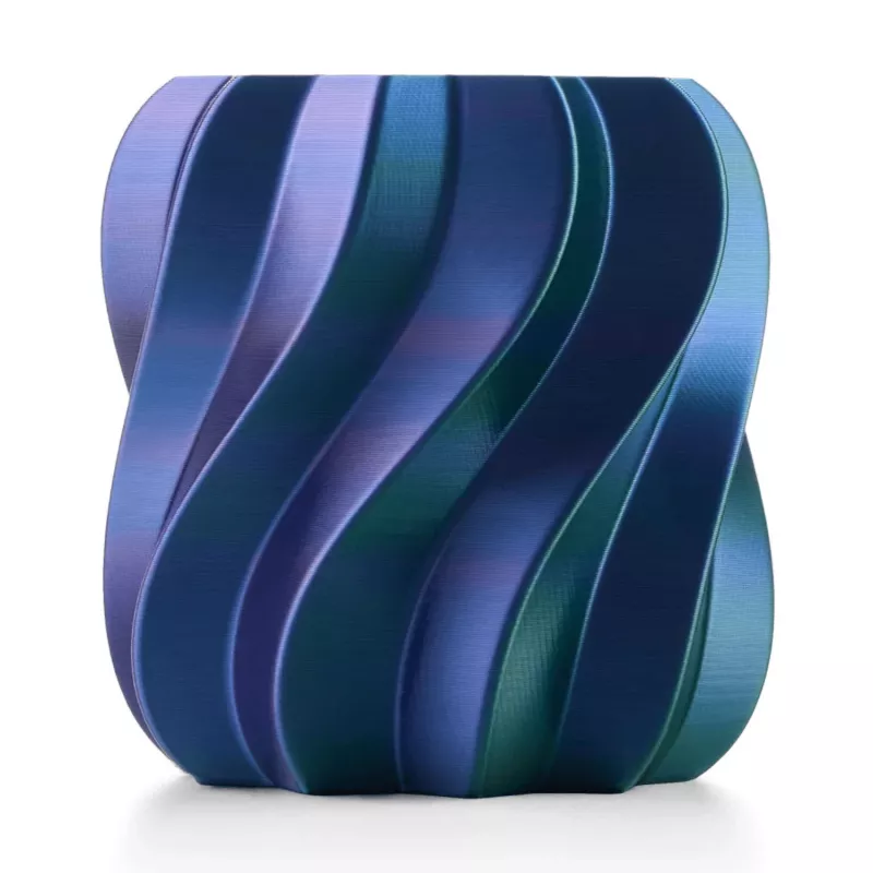 Anycubic PLA Silk Tri-Color Filament 1,75 mm Blauw, Groen, Paars AHSC14-103
