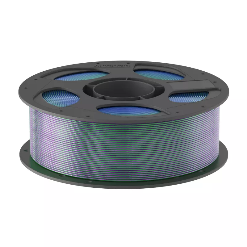 Anycubic PLA Silk Tri-Color Filament 1,75 mm Blauw, Groen, Paars AHSC14-103