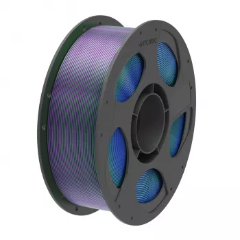 Anycubic PLA Silk Tri-Color Filament 1,75 mm Blauw, Groen, Paars AHSC14-103