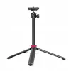 Ulanzi MT-44 uitschuifbaar statief / selfiestick met geïntegreerde telefoonhouder, kogelkop, koudeschoen, 5-delig, 110 cm maximale hoogte, zwart