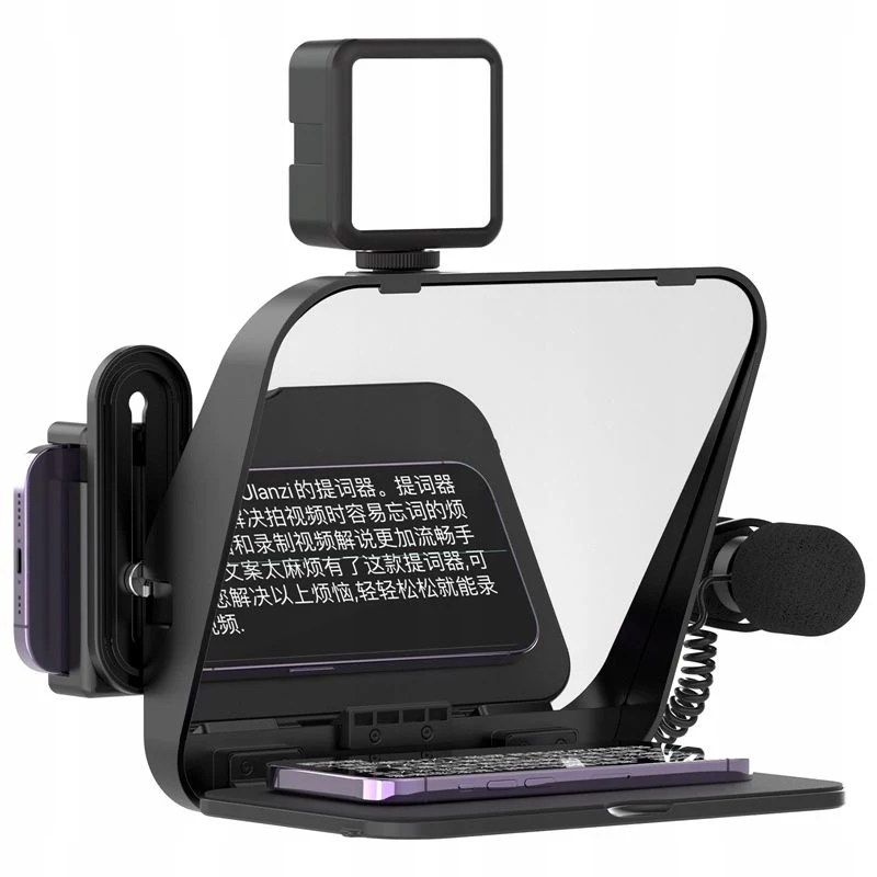 Ulanzi RT02 draagbare teleprompter voor smartphones, tablets en camera's