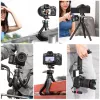 Ulanzi Claw Flexibele Tripod Pro met koudeschoen en 3x 1/4 inch-schroeven voor camera, smartphone, action cam