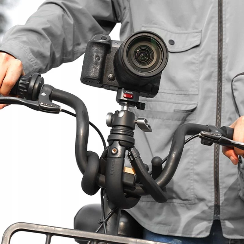 Ulanzi Claw Flexibele Tripod Pro met koudeschoen en 3x 1/4 inch-schroeven voor camera, smartphone, action cam