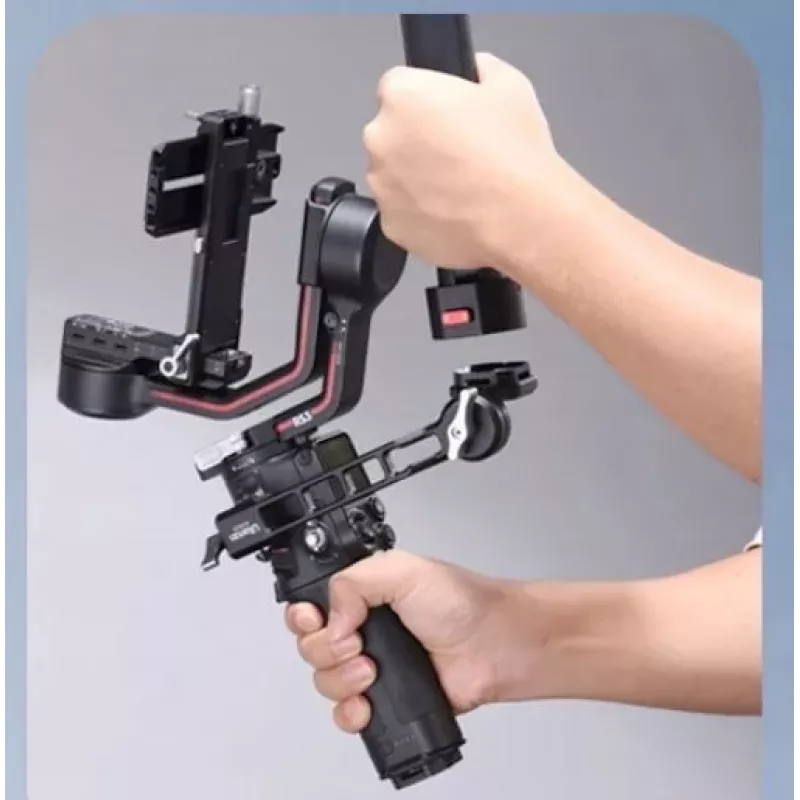 ULANZI NATO Rail Clamp Mount voor DJI Ronin RS 2/RS 3/RS 3 Pro/RS 3 Mini - zwart