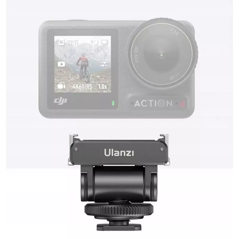 Ulanzi CA22 Adapter Mount Head 1/4 inch Screw voor DJI Action 3 / 4