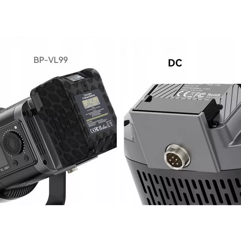 Ulanzi V-120Bi LED-videolamp - WB (2700K - 6500K)