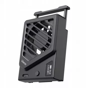 Ulanzi CA25 koelventilator voor Sony Canon Fuji Fujifilm spiegelloze camera's, zwart