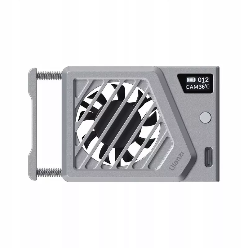 Ulanzi CA25 camera-koelventilator voor Sony Canon Fujifilm Nikon Panasonic spiegelloze camera's, zilver