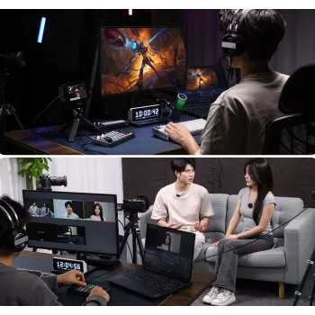 ULANZI D005 DD02 audiomixer soundcard voor livestreaming, podcasting, gaming