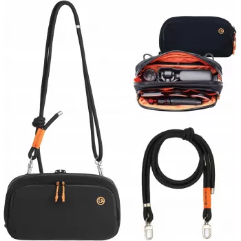 ULANZI YY08 slingbag voor camera, spelcomputer, zwart