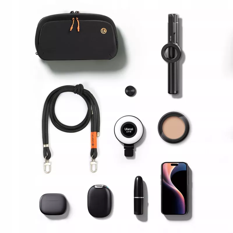 ULANZI YY08 slingbag voor camera, spelcomputer, zwart