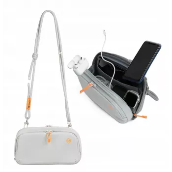 ULANZI YY08 slingbag voor camera, gaming, EDC - grijs