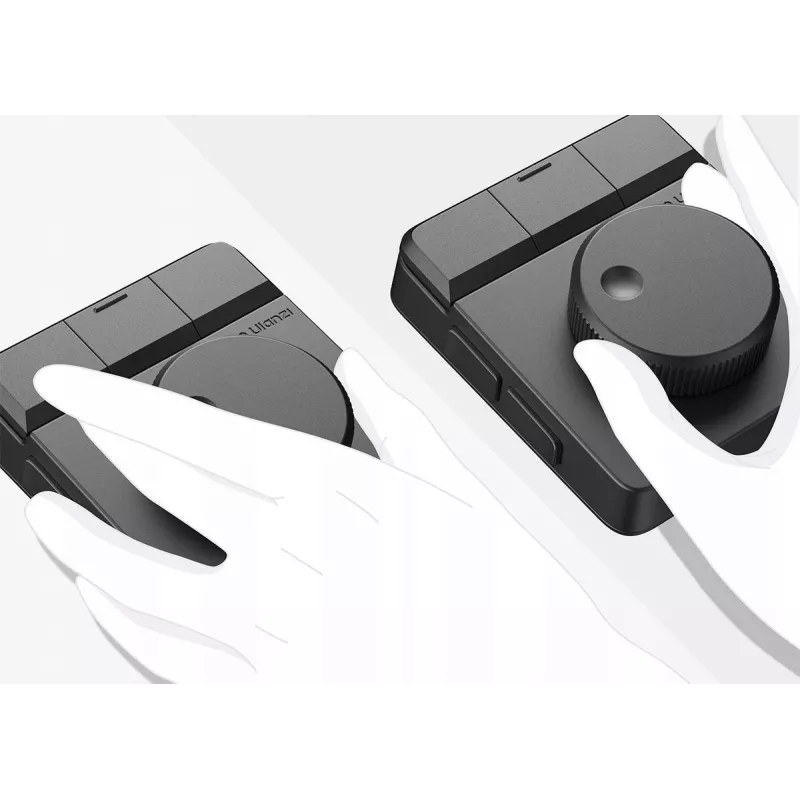 ULANZI D100H Bluetooth 5.0 haptische videocontroller met draaiknop en OLED-display
