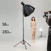 ULANZI T230 2-in-1 lichtstatief en monopod 2,3 m 5 kg aluminiumlegering zwart