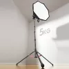 ULANZI T230 2-in-1 lichtstatief en monopod 2,3 m 5 kg aluminiumlegering zwart