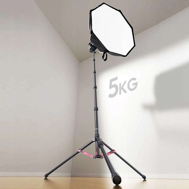 ULANZI T230 2-in-1 lichtstatief en monopod 2,3 m 5 kg aluminiumlegering zwart