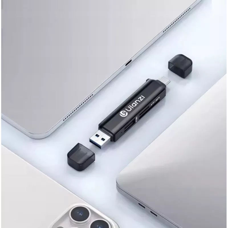 Ulanzi CR1 3-in-1 USB 3.0 / USB-C SD TF MicroSD-kaartlezer 150-200 MB/s
