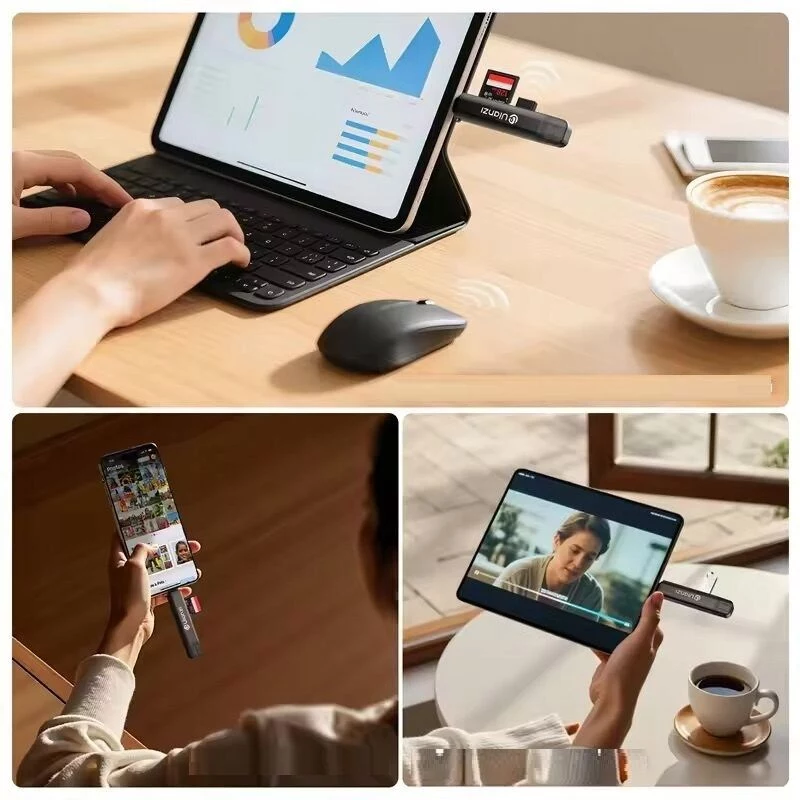 Ulanzi CR1 3-in-1 USB 3.0 / USB-C SD TF MicroSD-kaartlezer 150-200 MB/s