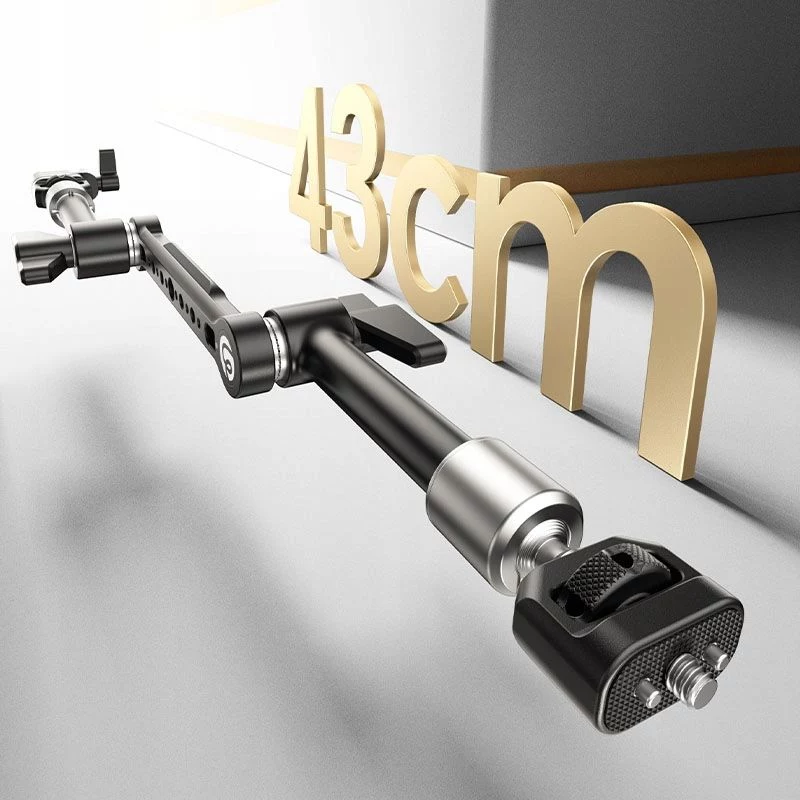 ULANZI TA10 magic arm 3-delig 43cm 4.5kg aluminiumlegering zwart