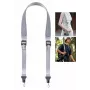 ULANZI CSS1 anti-verstrengelings nekband U-snap quick release voor DSLR-camera, 60 kg, zilver