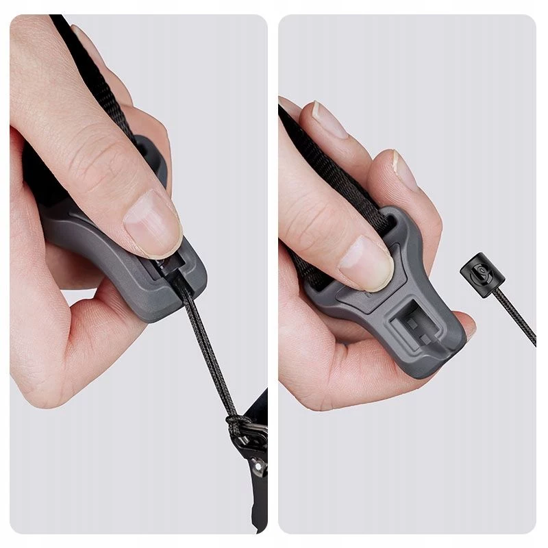 ULANZI CSS1 anti-verstrengelings nekband U-snap quick release voor DSLR-camera, 60 kg, zilver