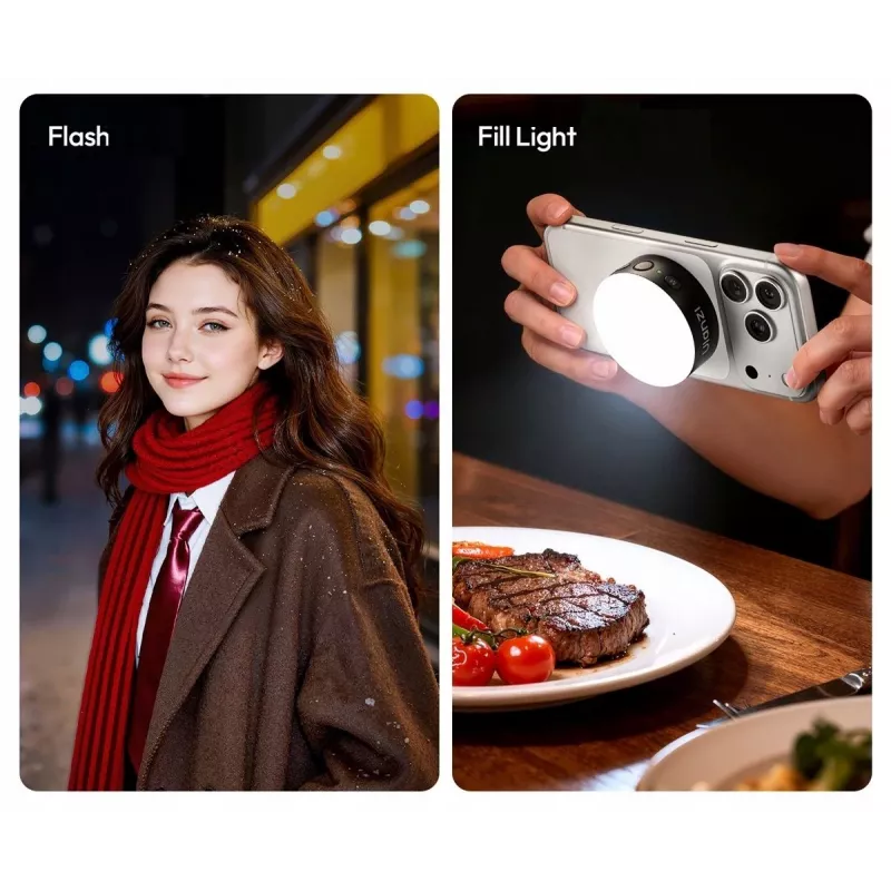 Ulanzi MFL01 magnetisch LED-flitslicht voor smartphone 10W Bluetooth Magsafe