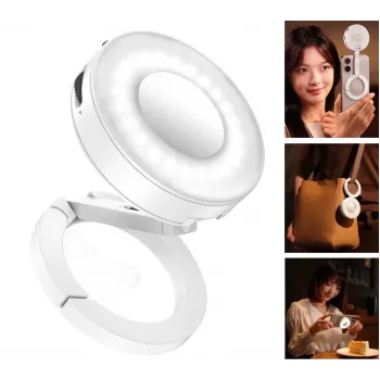 Ulanzi ML05 LED-vullicht met spiegel, MagSafe, 2500K-9000K, wit