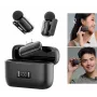 ULANZI A200 mini mic draadloze lavalier-microfoonset - 2 zenders, USB-C, 100m bereik, zwart
